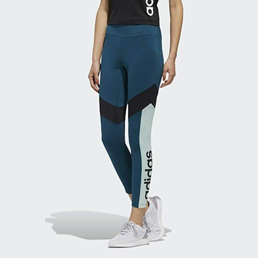 ADIDAS Women Designed 2 Move Colorblock Regular Rise 7/8 Tight